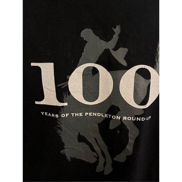 Gildan Pendleton Whiskey Black T-Shirt. Size Medium - Picture 1 of 6